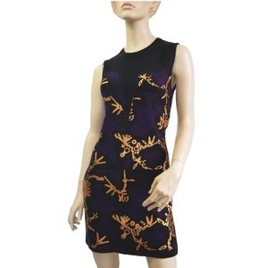 KENZO Embroidered Symbols bodycon dress
